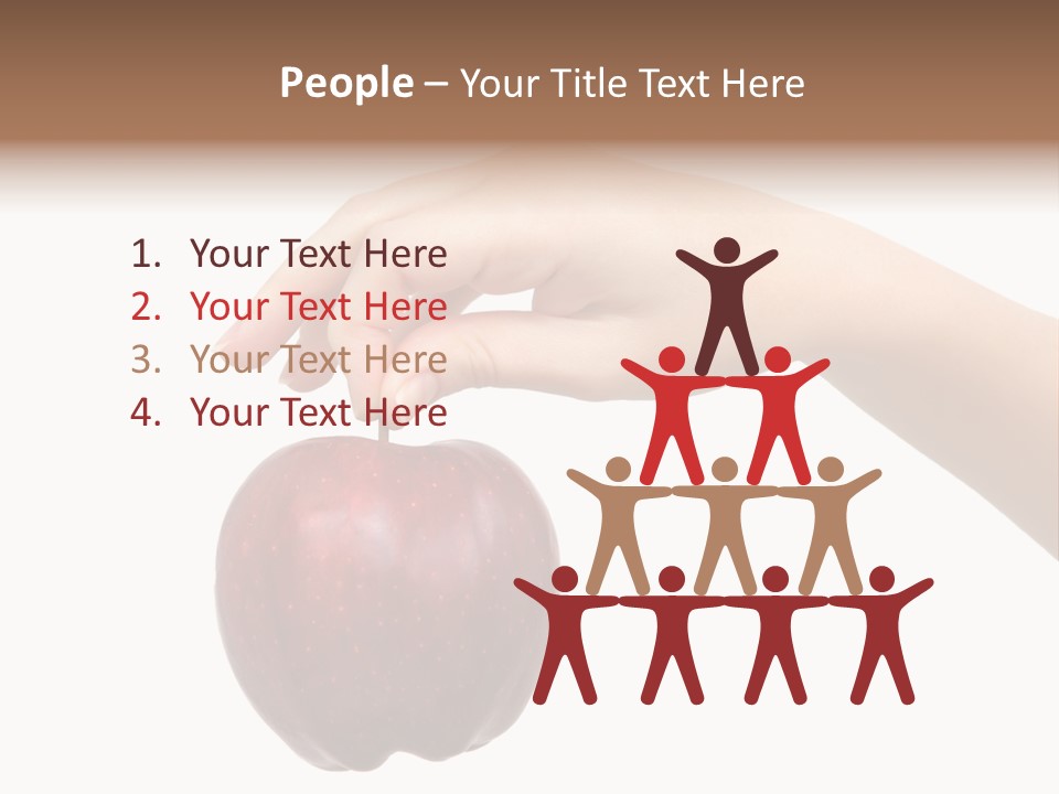 Shape Woman Juicy PowerPoint Template