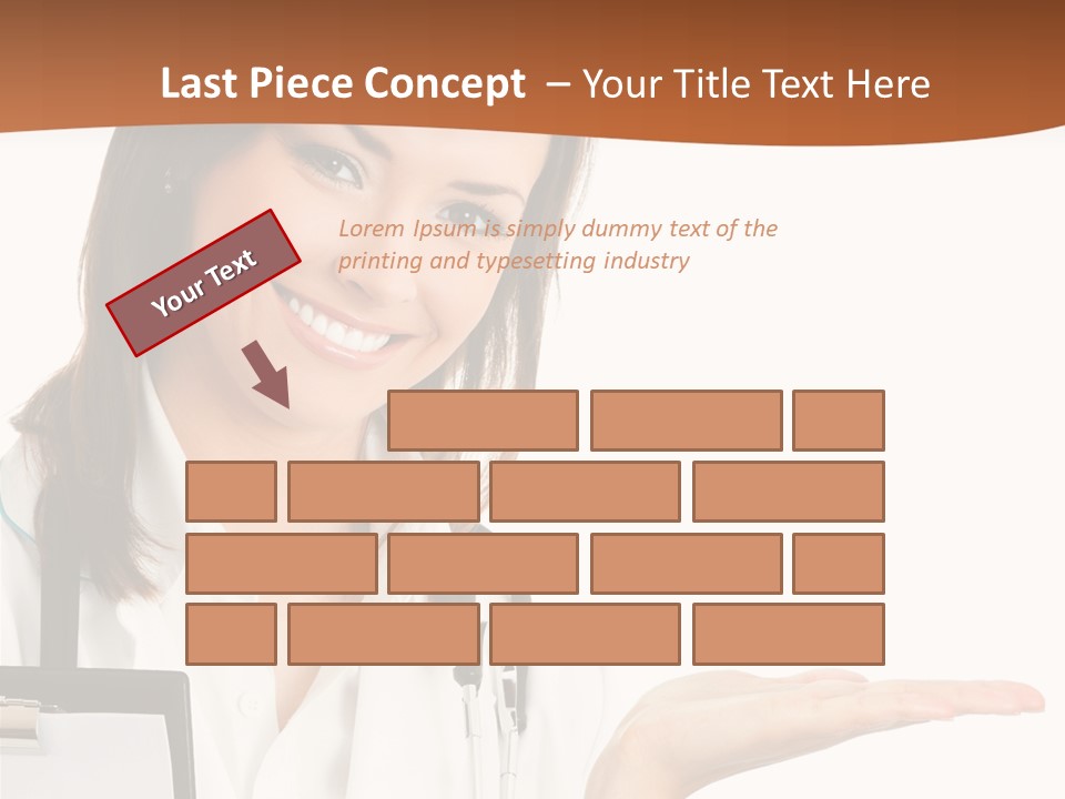 Specialist Cutout Showing PowerPoint Template