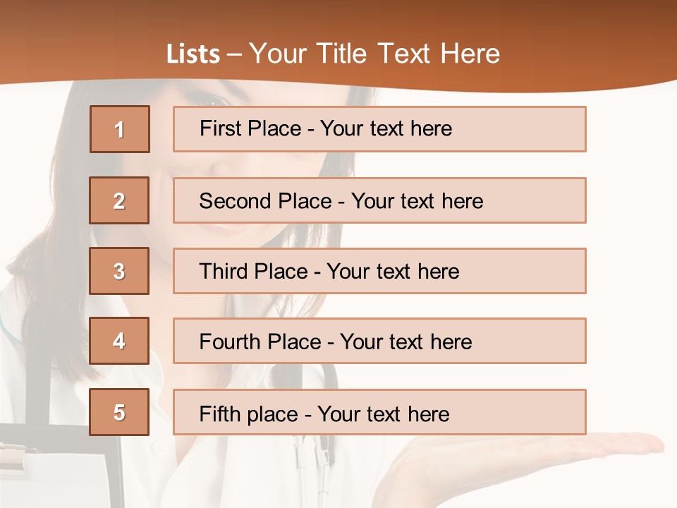 Specialist Cutout Showing PowerPoint Template