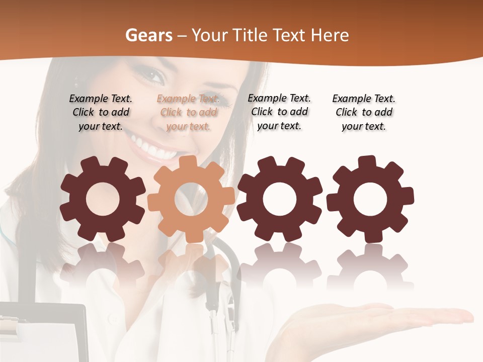 Specialist Cutout Showing PowerPoint Template