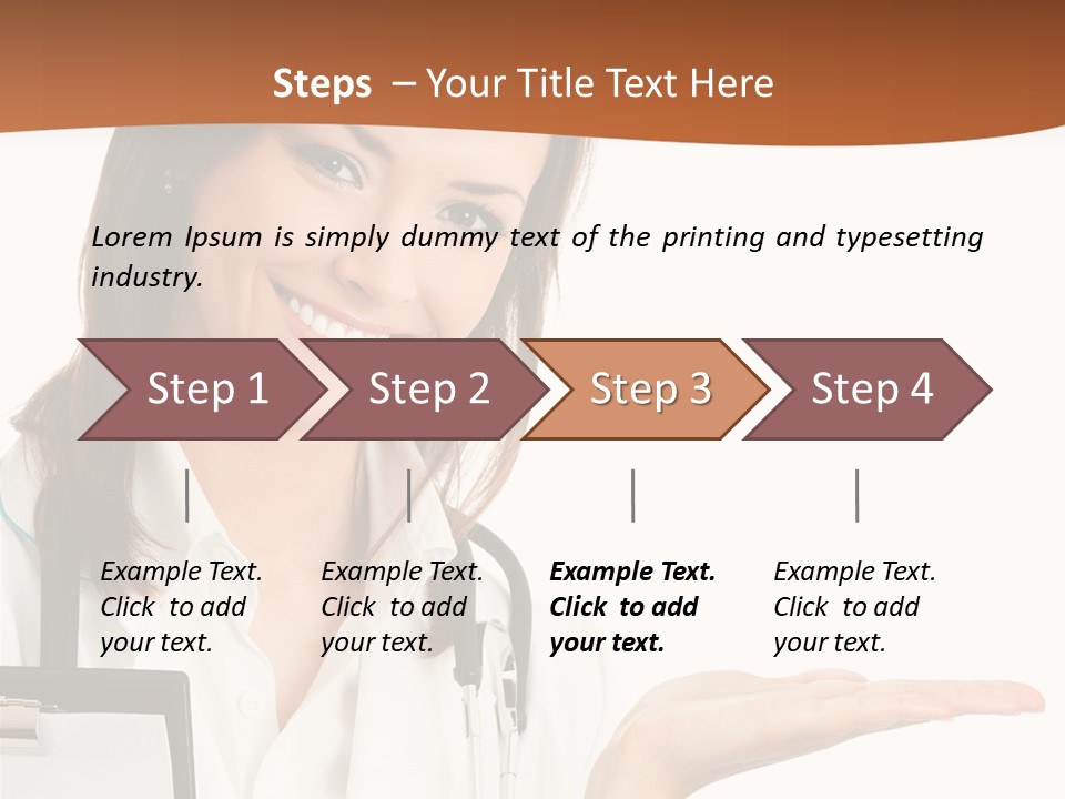 Specialist Cutout Showing PowerPoint Template