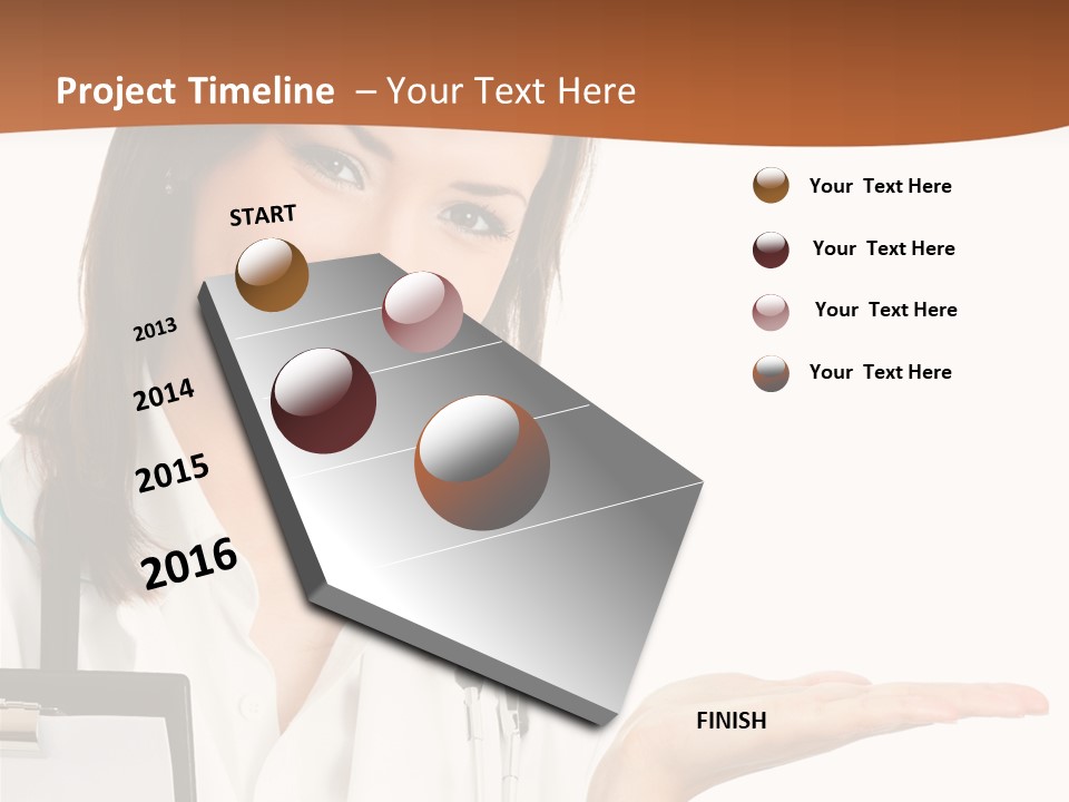 Specialist Cutout Showing PowerPoint Template