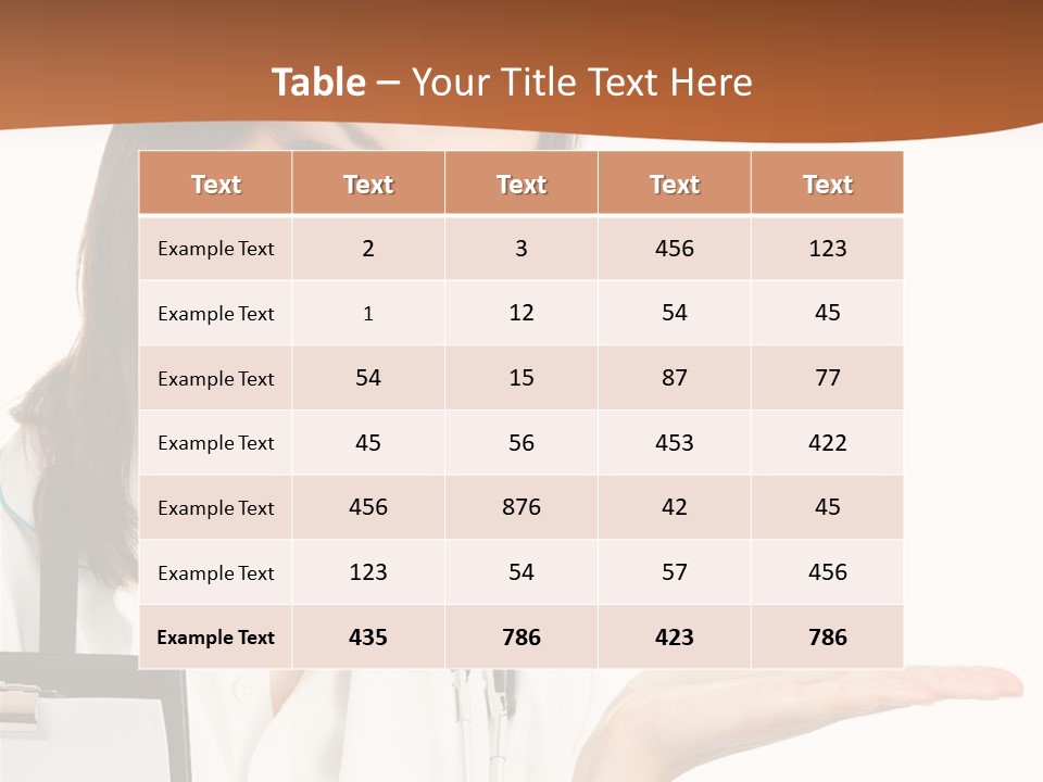 Specialist Cutout Showing PowerPoint Template