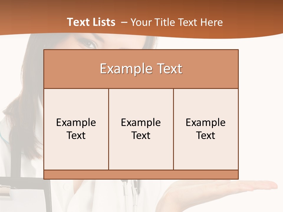 Specialist Cutout Showing PowerPoint Template