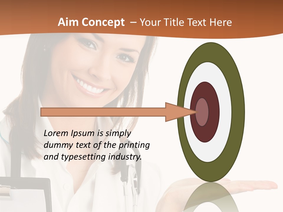 Specialist Cutout Showing PowerPoint Template