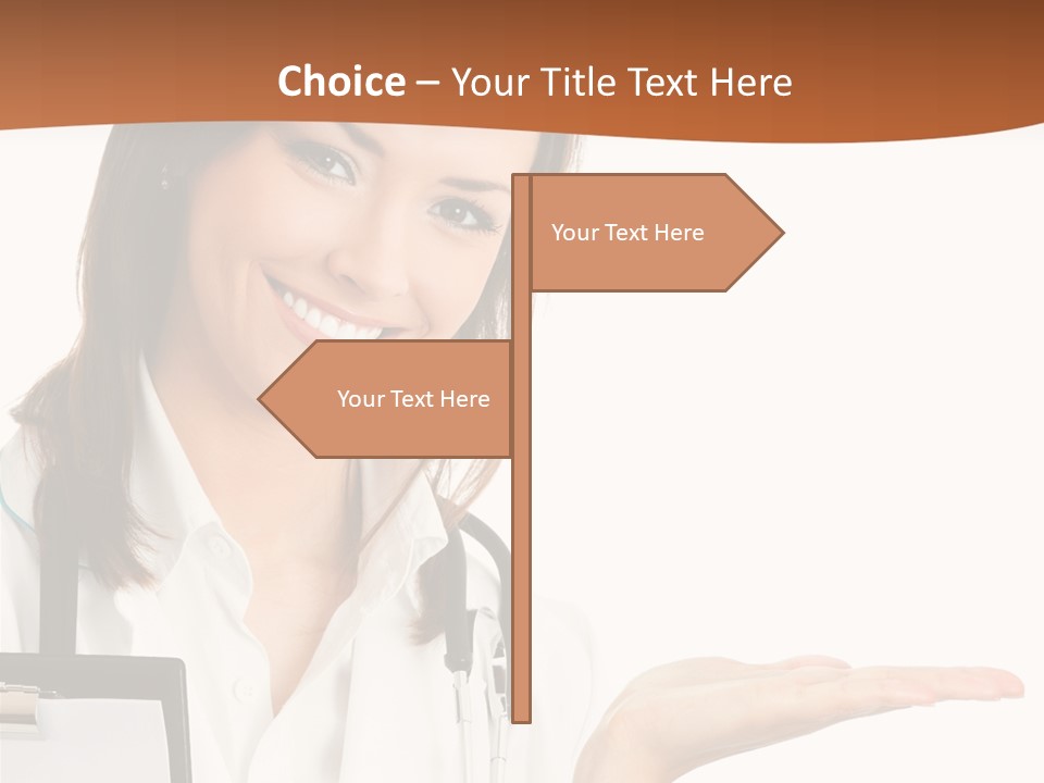 Specialist Cutout Showing PowerPoint Template