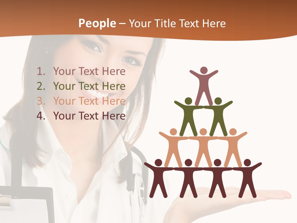 Specialist Cutout Showing PowerPoint Template