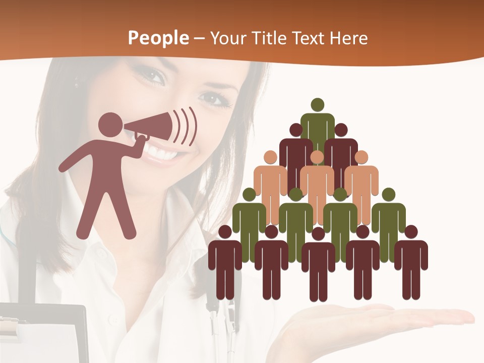 Specialist Cutout Showing PowerPoint Template