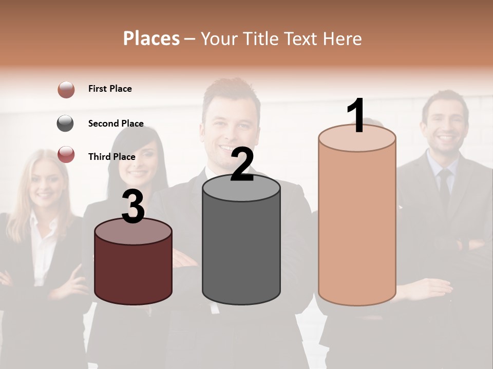 Businesswoman People Job PowerPoint Template