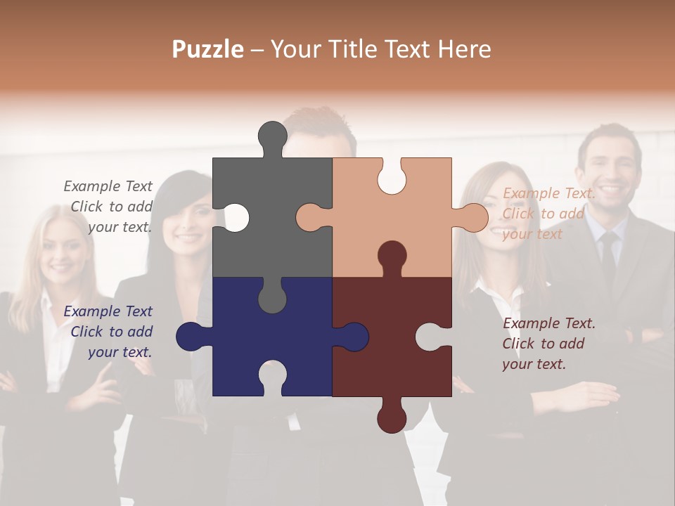 Businesswoman People Job PowerPoint Template