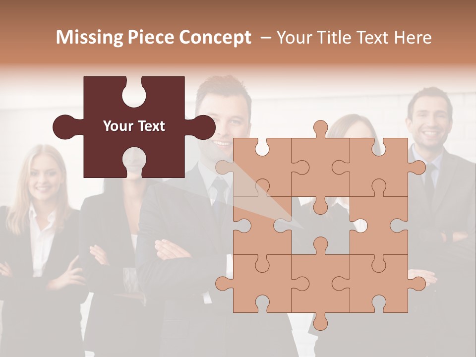 Businesswoman People Job PowerPoint Template