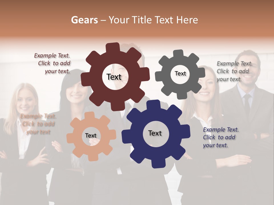 Businesswoman People Job PowerPoint Template