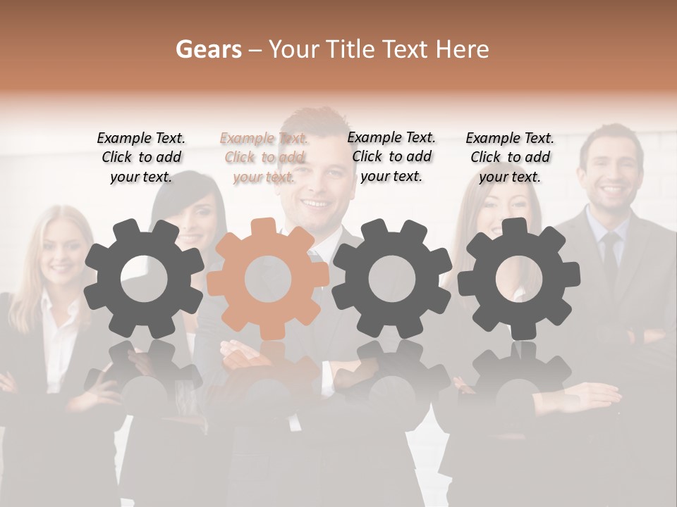 Businesswoman People Job PowerPoint Template