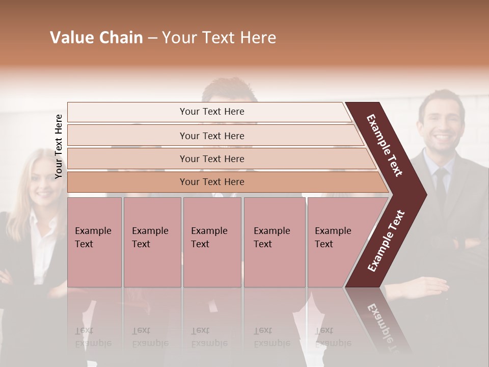 Businesswoman People Job PowerPoint Template