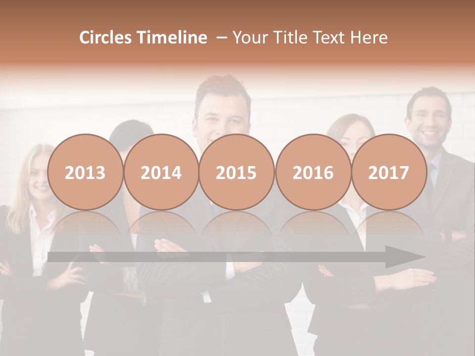 Businesswoman People Job PowerPoint Template