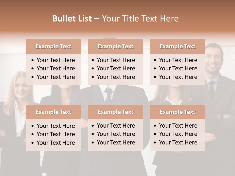 Businesswoman People Job PowerPoint Template