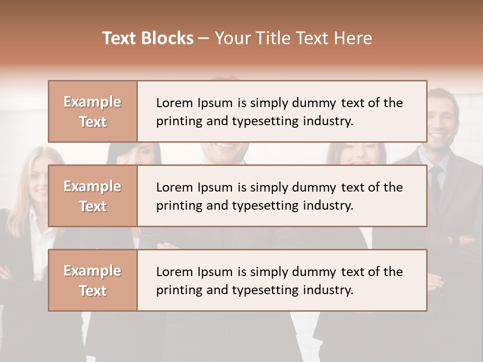 Businesswoman People Job PowerPoint Template
