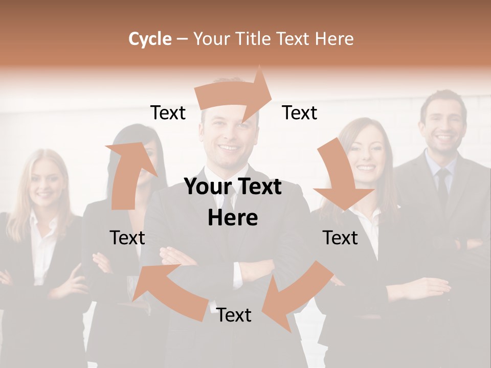 Businesswoman People Job PowerPoint Template