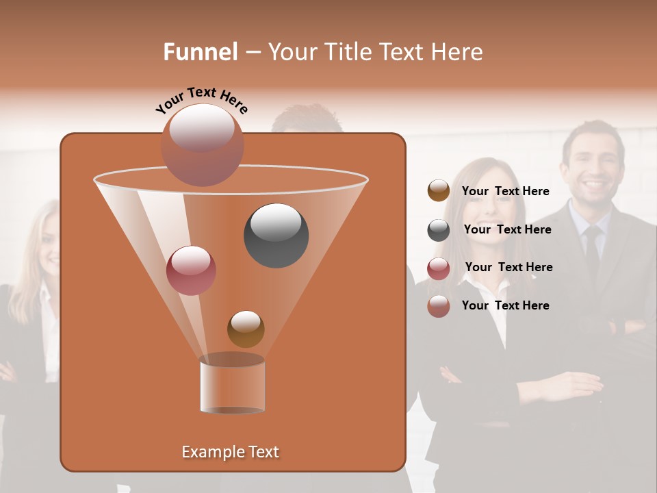 Businesswoman People Job PowerPoint Template