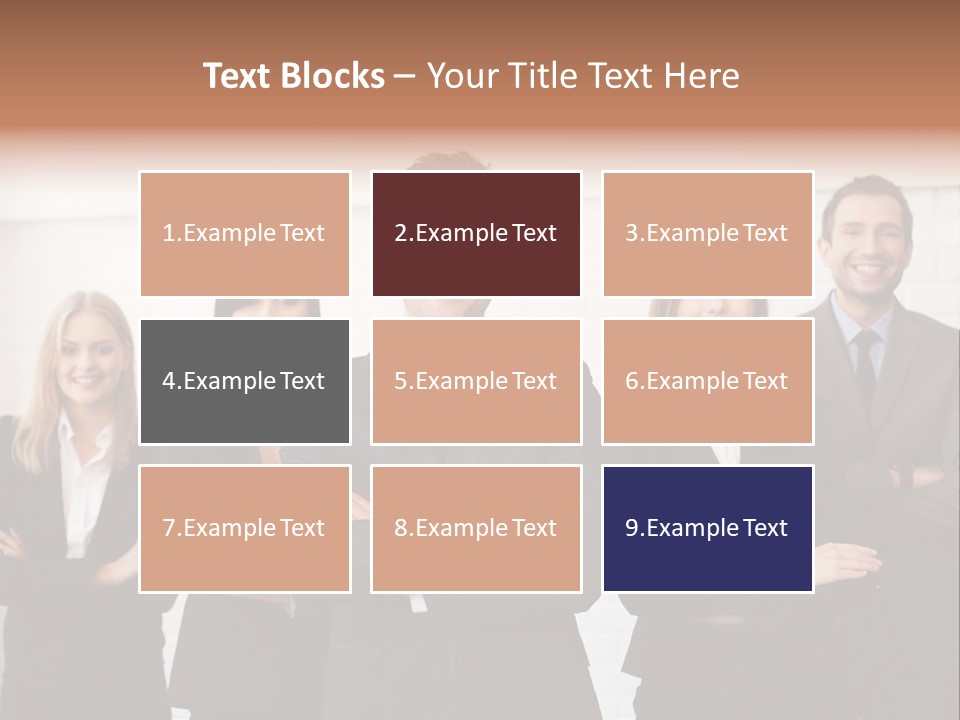 Businesswoman People Job PowerPoint Template