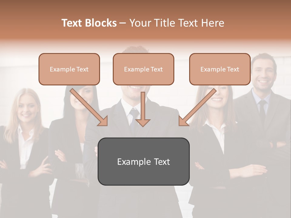 Businesswoman People Job PowerPoint Template