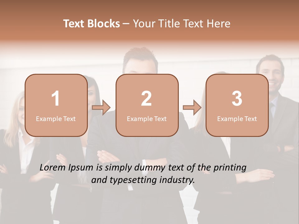 Businesswoman People Job PowerPoint Template