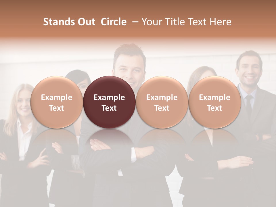 Businesswoman People Job PowerPoint Template