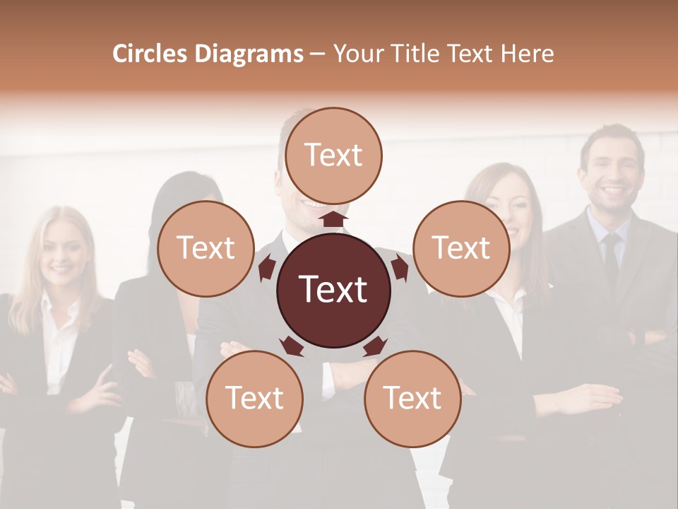 Businesswoman People Job PowerPoint Template