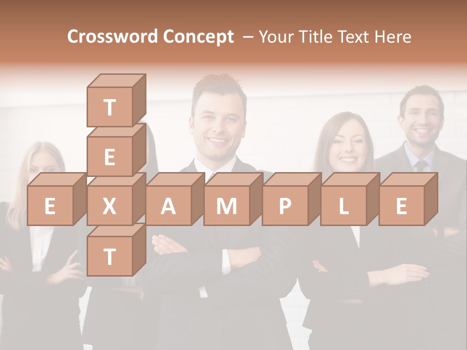 Businesswoman People Job PowerPoint Template