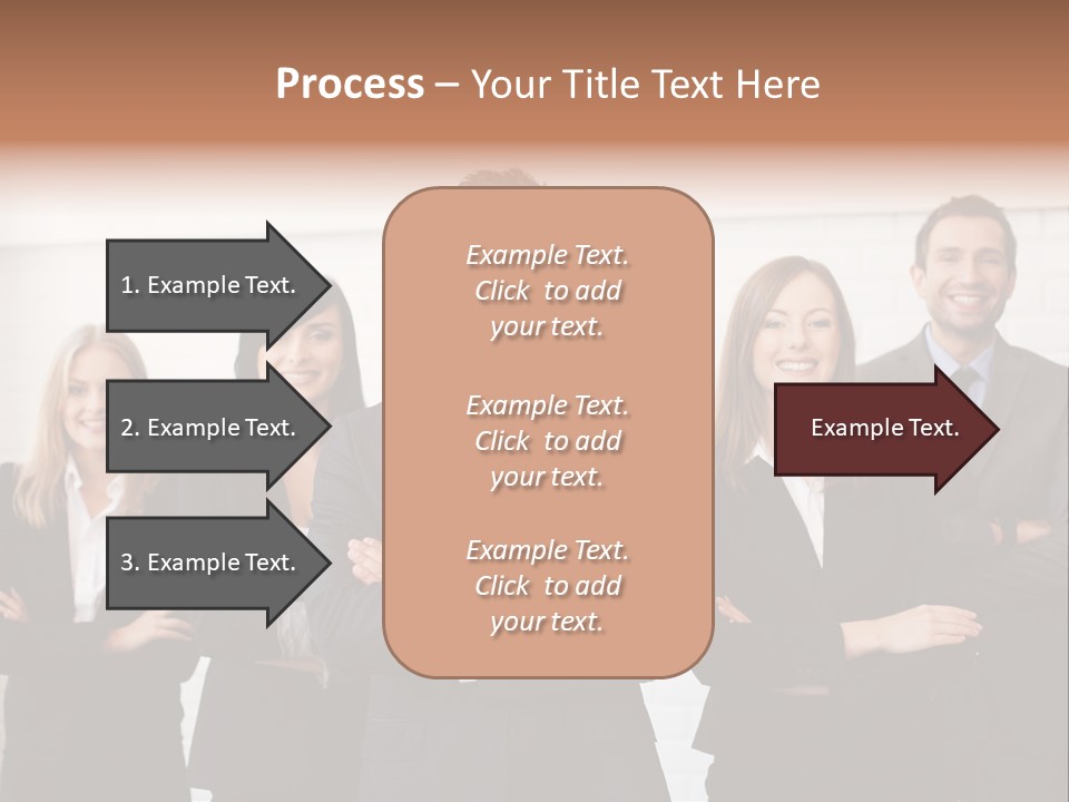 Businesswoman People Job PowerPoint Template