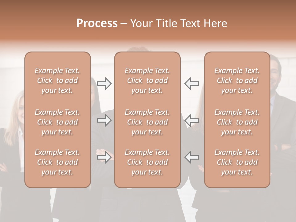 Businesswoman People Job PowerPoint Template
