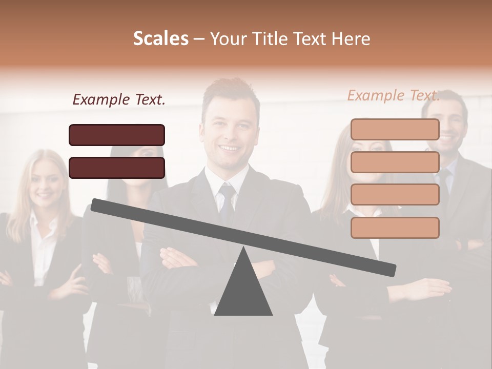 Businesswoman People Job PowerPoint Template