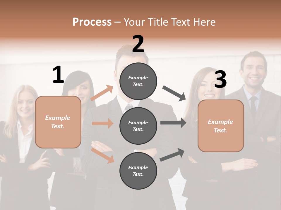 Businesswoman People Job PowerPoint Template