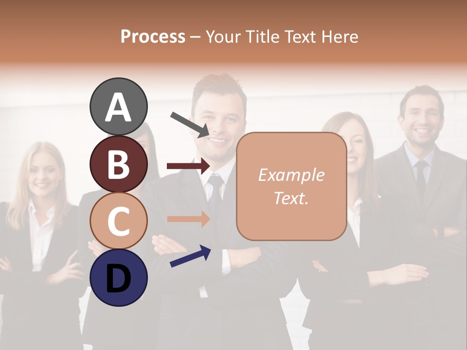 Businesswoman People Job PowerPoint Template