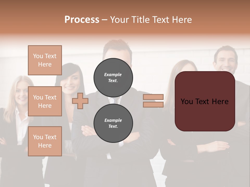Businesswoman People Job PowerPoint Template