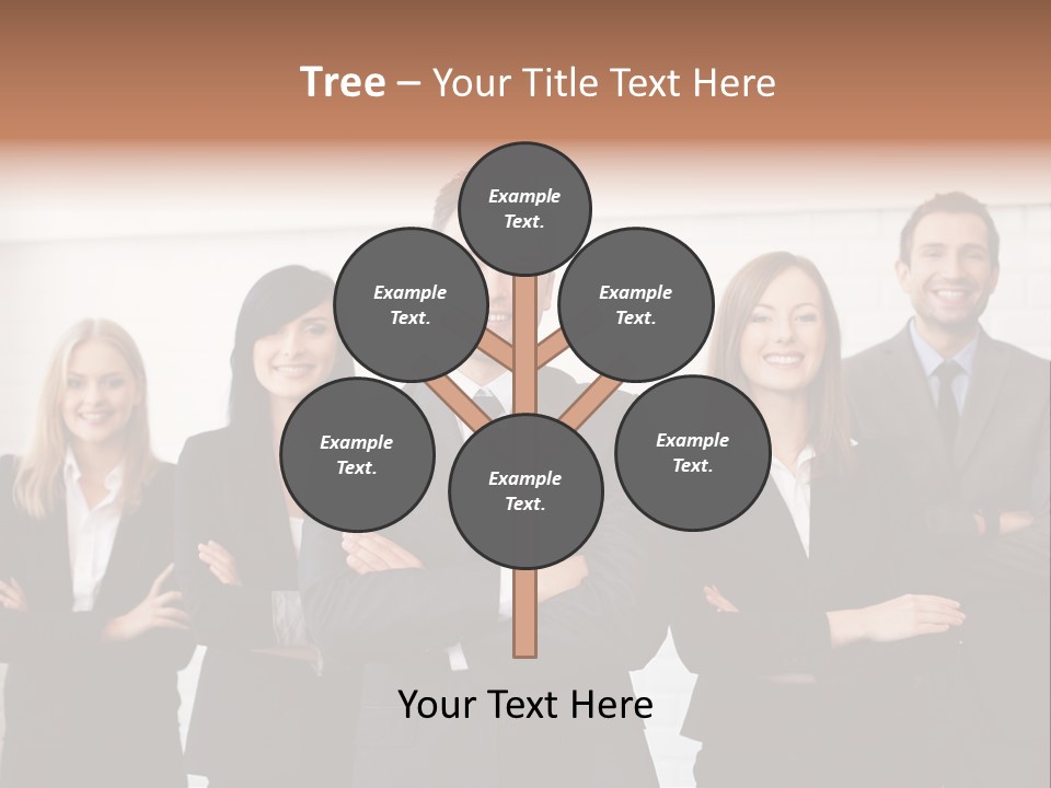 Businesswoman People Job PowerPoint Template