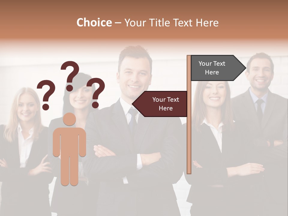 Businesswoman People Job PowerPoint Template