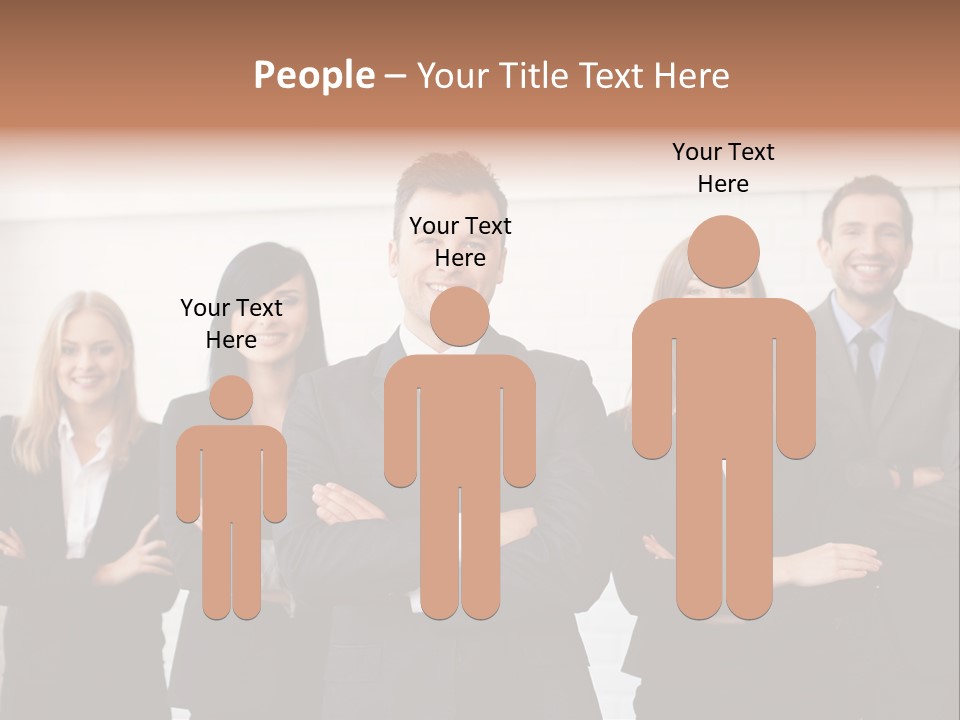 Businesswoman People Job PowerPoint Template