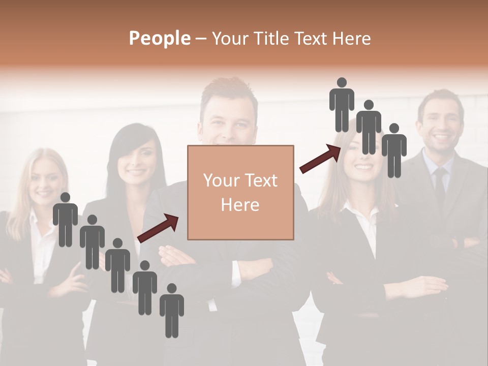 Businesswoman People Job PowerPoint Template