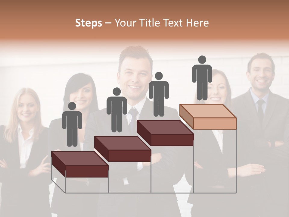 Businesswoman People Job PowerPoint Template