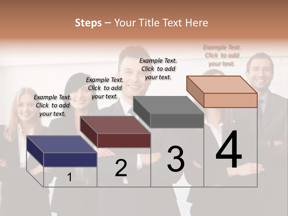 Businesswoman People Job PowerPoint Template