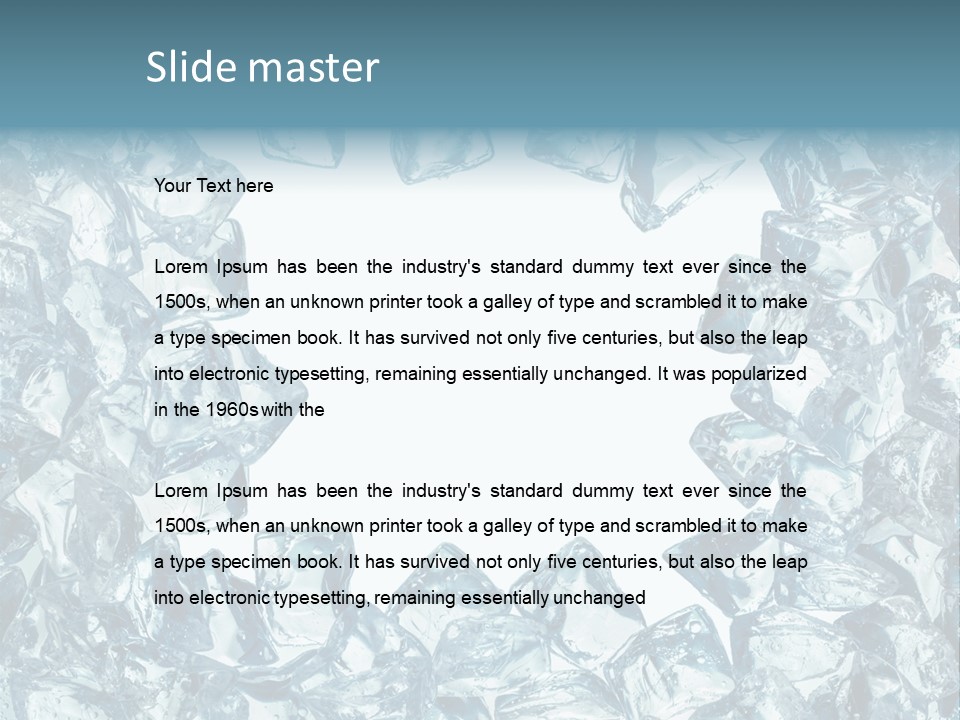 Grunge Drink Abstract PowerPoint Template