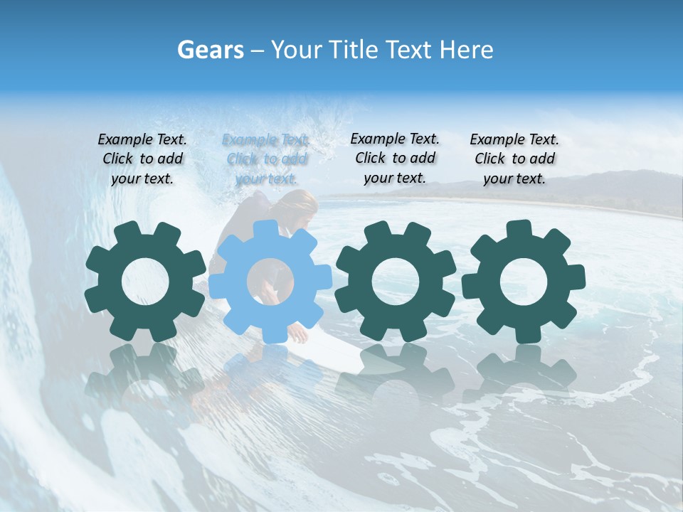 Summer Watersports Fun PowerPoint Template