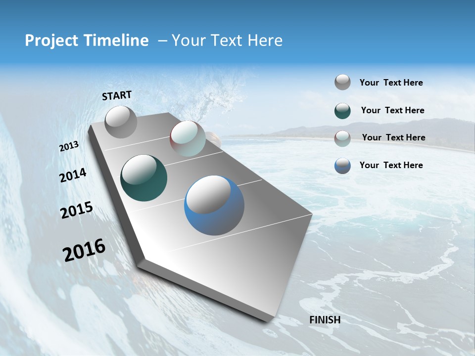 Summer Watersports Fun PowerPoint Template