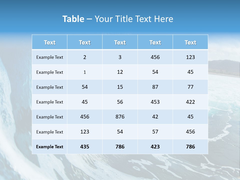 Summer Watersports Fun PowerPoint Template