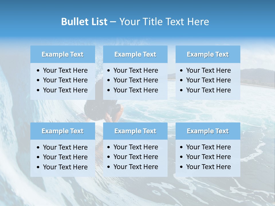 Summer Watersports Fun PowerPoint Template