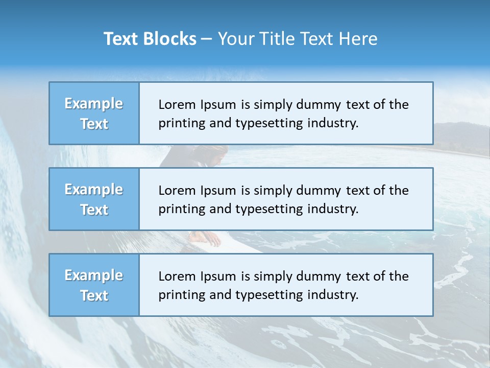 Summer Watersports Fun PowerPoint Template