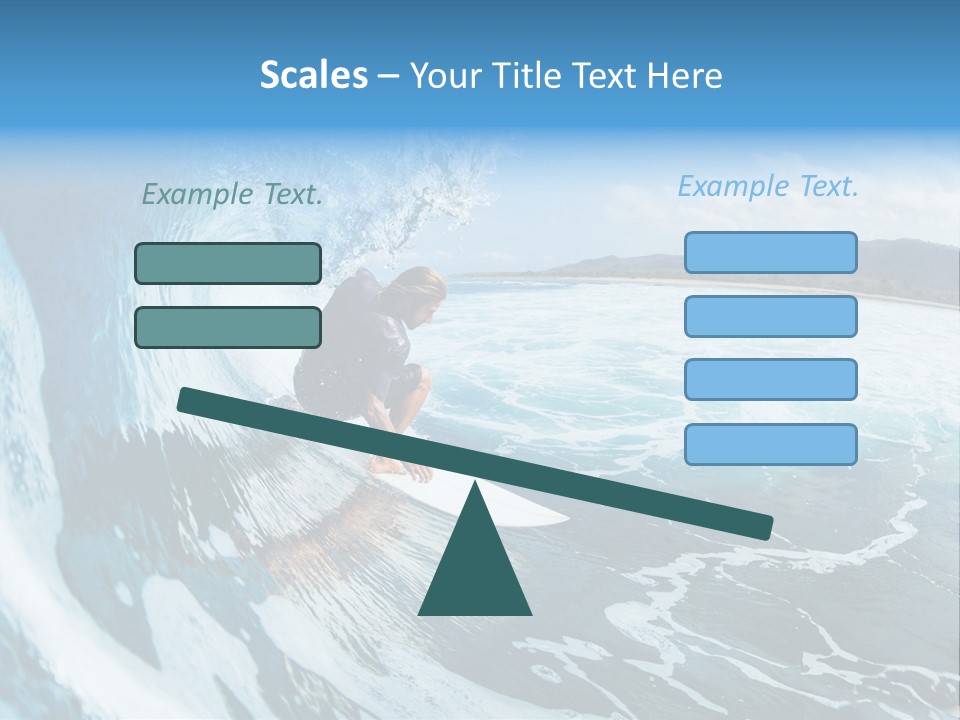 Summer Watersports Fun PowerPoint Template