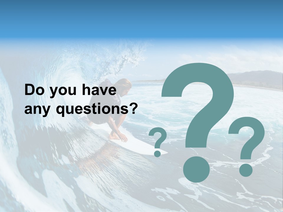 Summer Watersports Fun PowerPoint Template