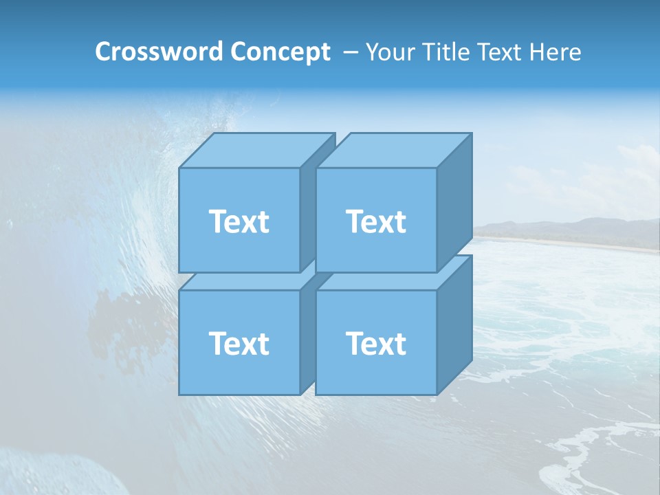 Power Sea Cool PowerPoint Template